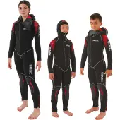Seac Sub Mlungo First 5 Mm Freediving Wetsuit Noir 9 Years Enfants