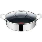 Tefal Jamie Oliver Poêle à servir 25cm avec couvercle en verre, 3,2 L