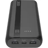 Cellularline PBENTRY20000K banque d'alimentation électrique Lithium-Ion (Li-Ion) 20000 mAh Noir
