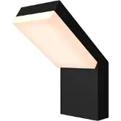 Maytoni Paso LED Applique murale, 12W Noir IP54 Blanc chaud (865 lm, IP54)