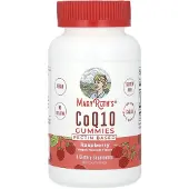 MaryRuth's , Gommes CoQ10, Framboise, 120 mg, 60 Gommes (60 mg par Gomme)