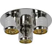 Lucide Lampe de plafond Eryn Chrome 3 lumières