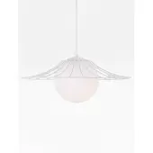 Nova Luce Suspension blanche Fly Ø 36cm