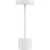 Nova Luce Lampe de table design Fumo Blanc rechargeable