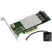 Microchip Smartraid 3154-16i 4gb Sas 16 Hdd Pci-e Expansion Card Argenté