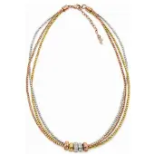 Folli Follie 3n15t008ryc Necklace Doré Femme