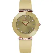 Bellevue Montre - - E105 - Tissu - Métal - Résistance 5ATM