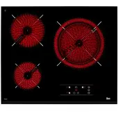 Teka Tz 6315 Vitroceramic Hob 60 Cm Rouge,Noir