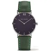 Paul Hewitt Montre Femme - - PH-SA-S-SM-B-12S - Ø 36 mm - Cuir - Imperméabilité 5 Atm