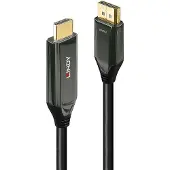 Lindy Active 8k60 Displayport To Hdmi Cable 1 M Doré