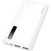 Logilink Batterie externe portable 8 000 mAh, 2 ports USB-A, blanche