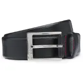 HUGO pour homme. 50541175 Ceinture Volpiana noire (80 cm), Casuel, Cuir