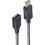 Shiverpeaks -BASIC-S--Câble pour port d'écran-Câble d'extension DisplayPort 1.2, 4K, 2,0m (2 m), Câble vidéo, Noir