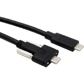 EXSYS EX-K1591V Câble USB 1 m USB 3.2 Gen 2 (3.1 Gen 2) USB C Noir (EX-K1591V)