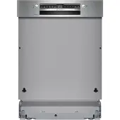 Bosch Série 4 SBI4ECS28E Lave-vaisselle semi-intégré, XXL, hauteur 86,5 cm, largeur 60 cm, acier brossé