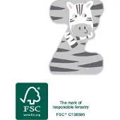 Small Foot Petit pied - Animaux en bois Lettre pour enfants - Z