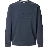 Pepe Jeans pour homme. PM582760 Sweat-shirt Darius Crew bleu (XXL), Casuel, Durable