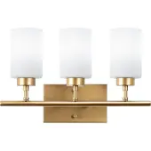 Opviq , applique murale en métal, dorée, 46 x 15 x 28 cm | Diffuseur en verre (diamètre : 10 cm, hauteur : 15 cm) | 3 douilles E27, 40 W max. | Design élégant pour l'hôtellerie et la maison