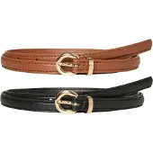 Vero Moda Ceinture 'VMKatja' marron / noir
