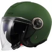 LS2 OF620 Classy Solid Mat Vert Militaire Casque Jet Taille S