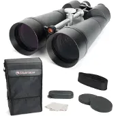 Celestron 71017 SkyMaster 25x100 mm Jumelles à Prisme de Porro avec Objectif Multicouche, Verre à Prisme BaK-4 et étui de Transport, Noir