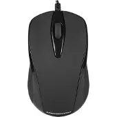 Modecom MC-M4 - Souris - optique - 3 boutons - filaire - USB - noir mat