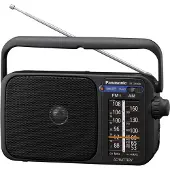 Panasonic Rf-2400deg Radio Noir One Size / EU Plug 220V