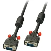 Lindy VGA — VGA (0.50 m), Câble vidéo, Noir