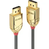 Lindy Gold Line 8k60hz Displayport Cable 3 M Doré