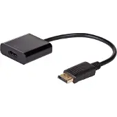 Akyga AK-AD-11 Adaptateur HDMI DisplayPort 4K femelle vers mâle Câble de 15 cm