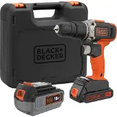 Black & Decker BLACK+DECKER BCD003MEM2K-QW drill 1400 RPM Keyless Black, Orange