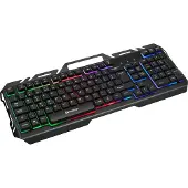 Sandberg 640-25, filaire, USB, membrane, AZERTY, LED RGB, noir