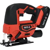 YATO Scie sauteuse sans fil 18 V (1 batterie 2 Ah + chargeur)
