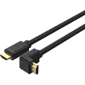 UNITEK Y-C1009 Câble HDMI 270° 2.0 4K60HZ 3M Noir (3 m), Câble vidéo, Noir