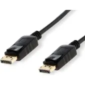 Savio DisplayPort — DisplayPort (1.80 m), Câble vidéo, Noir