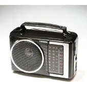 TIROSS Radio portable à piles , design compact et efficace pour profiter de la radio dedas partout.