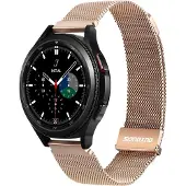 DUX Série milanaise (22 mm, 45 mm, Acier inoxydable), Sangles de montre, Or