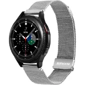 DUX Série milanaise (20 mm, 41 mm, 42 mm, Acier inoxydable), Sangles de montre, Argent
