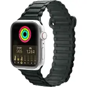 DUX Série Armor (38 mm, 40 mm, 41 mm, Silicone), Sangles de montre, Vert