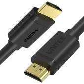 UNITEK HDMI - HDMI (0.30 m), Câble vidéo, Noir