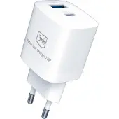 Hyper Gan Usb-a And Usb-c Wall Charger Clair