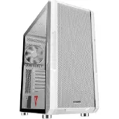 Modecom Boîtier Volcano Amirani blanc (ATX), Boîtier PC, Blanc