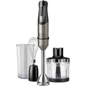 Black & Decker BXHBA1200E Mélangeur par immersion 1200 W Noir, Transparent