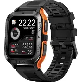 Maxcom Montre intelligente FW67 Titan Pro Graphite/Orange