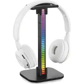 Mozos D11 RGB LED Support de casque, Support pour casque, Noir