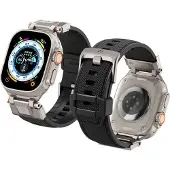 Spigen Dura Pro Armor (Nylon, Polyuréthane thermoplastique (TPU)), Sangles de montre, Noir