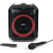 BigBen Interactive Enceinte BT lumineuse 200W + Micro Filaire Noir