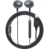 Acefast Casque intra-auriculaire L1 avec connexion Lightning, microphone et télécommande 1,2 M - Noir