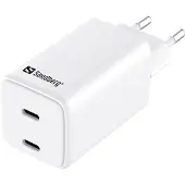 Sandberg AC Charger Dual USB-C PD65W EU (441-56)