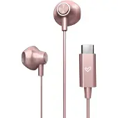 Energy Sistem Przewodowe słuchawki douszne EasyPods Type C, różowe złoto |
